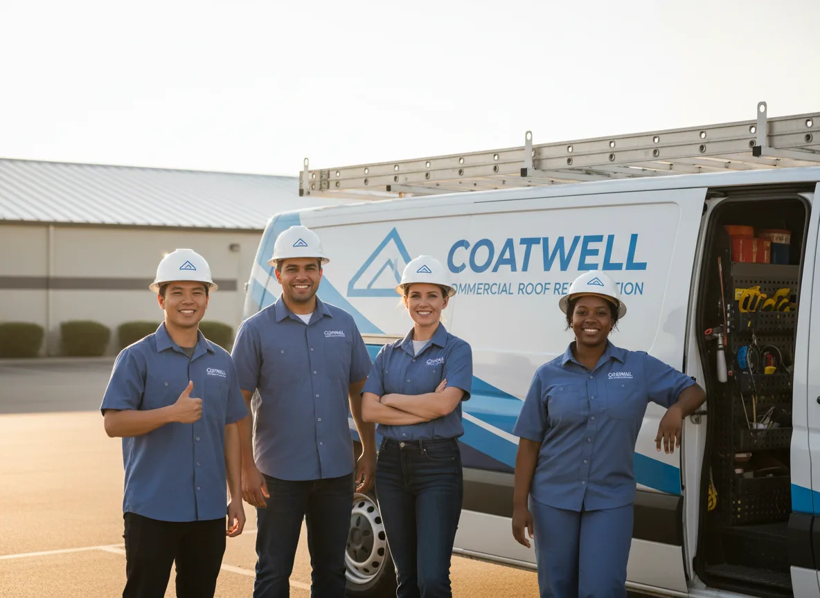 Commercial roof coating company in West Des Moines, IA